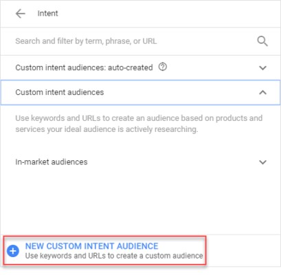 adwords-custom-intent-audience